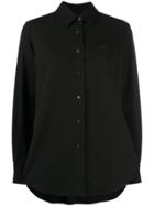 Alberto Biani Plain Button Shirt - Black