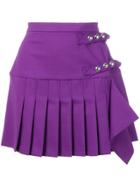 Pinko Pleated Mini Skirt - Purple