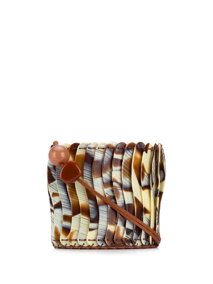 Ulla Johnson Layered Bead Shoulder Bag - Neutrals