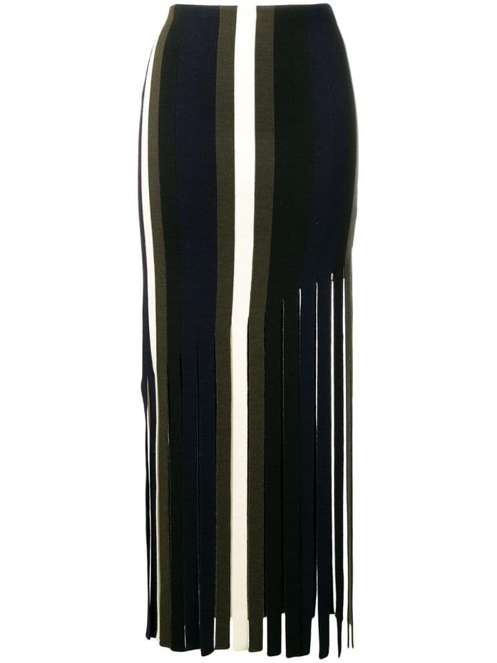 Sonia Rykiel Striped Skirt - Green