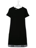 Dsquared2 Kids Logo Tape T-shirt Dress - Black