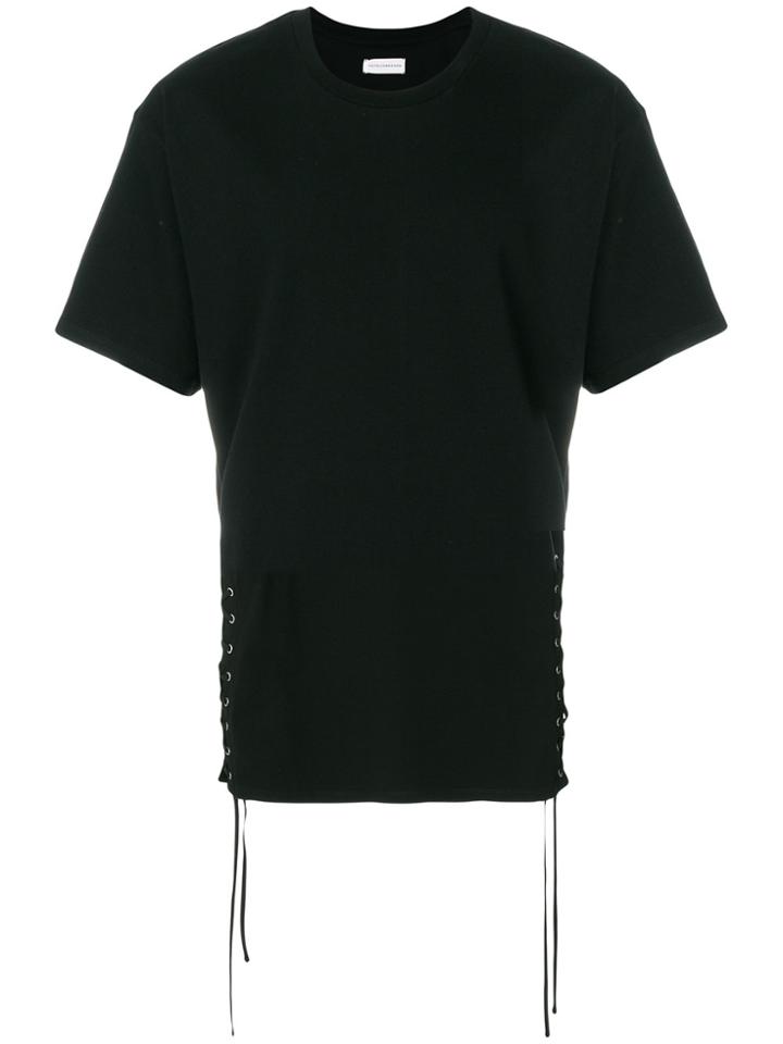 Faith Connexion Side-tied T-shirt - Black