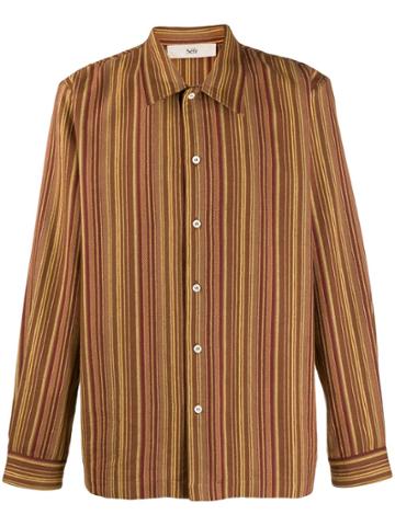 Séfr Striped Ripley Shirt - Neutrals