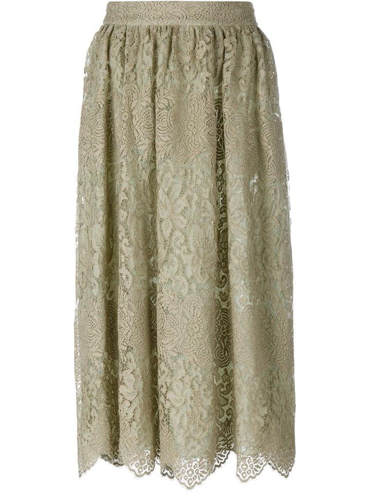 Valentino Giupure Midi Skirt