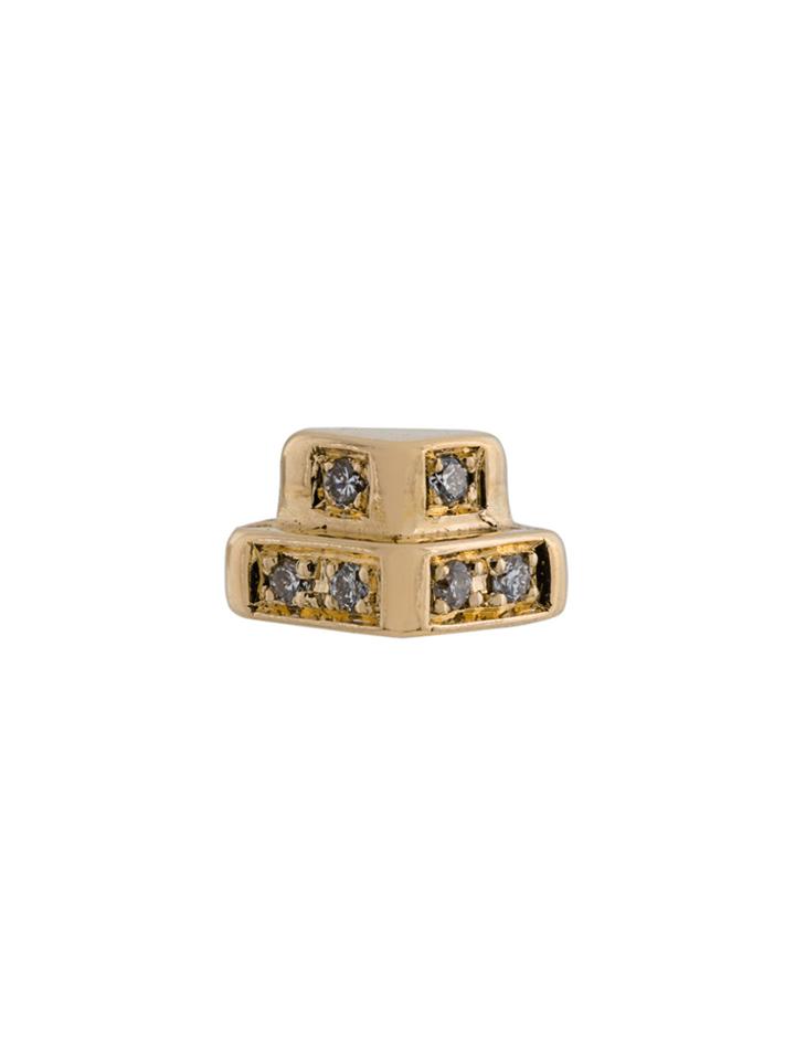 Maria Black Dawn Diamond Earring - Metallic