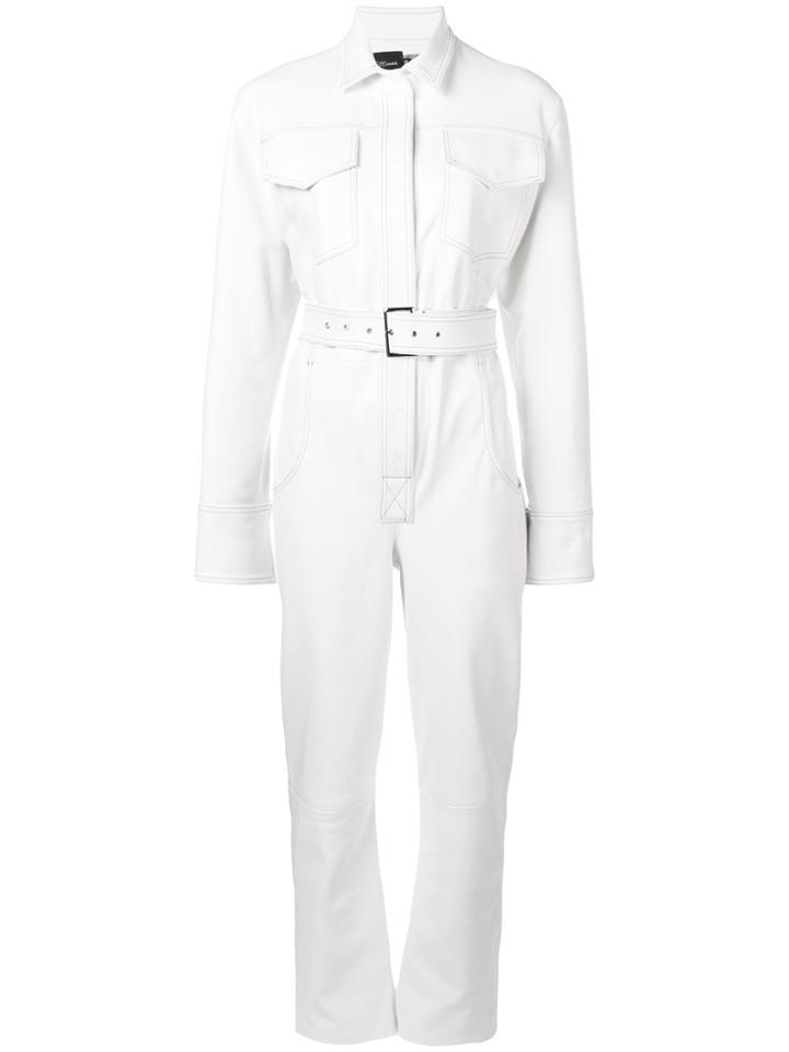Manokhi Buckle Fitted Jumpsuit - White