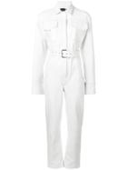 Manokhi Buckle Fitted Jumpsuit - White