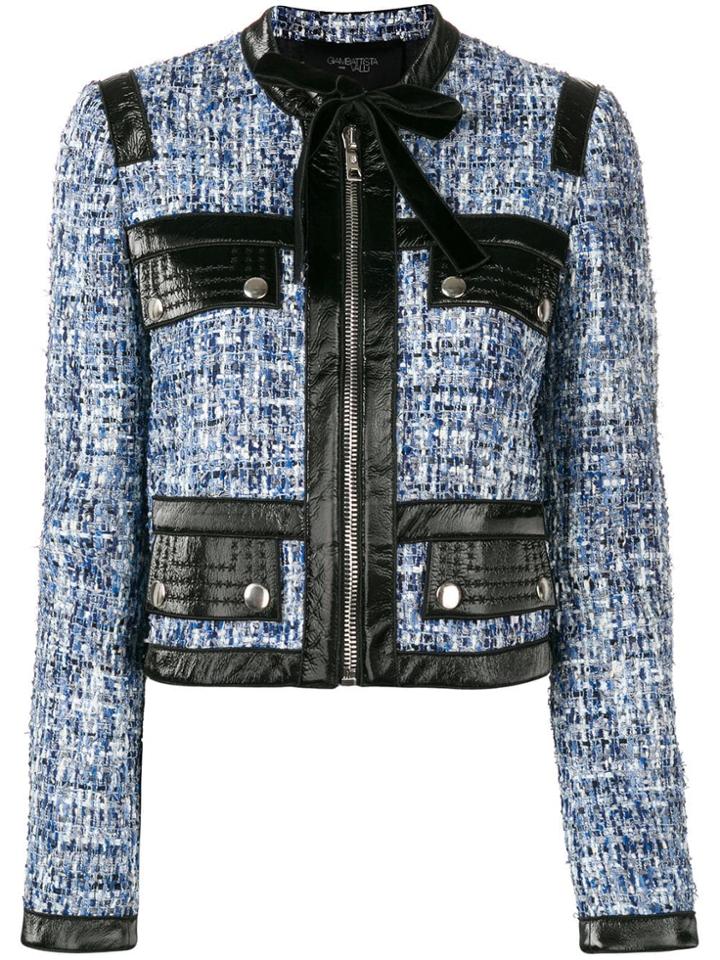 Giambattista Valli Cropped Jacket - Blue