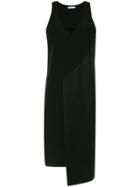 Mara Mac Asymmetric Panelled Dress - Black