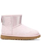 Ugg Australia Classic Mini Logo Sparkle Boots - Pink & Purple
