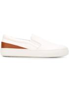 Tod's Contrast Detail Slip-on Sneakers