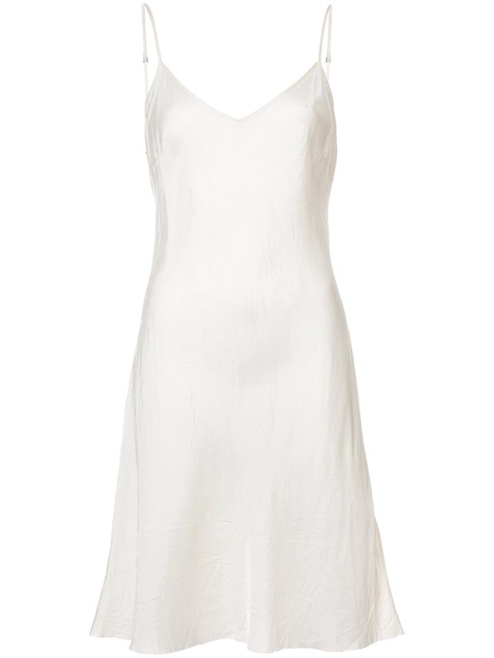 Organic By John Patrick Bias Cut Slip Dress - White