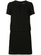 Paule Ka Short-sleeved Shift Dress - Black