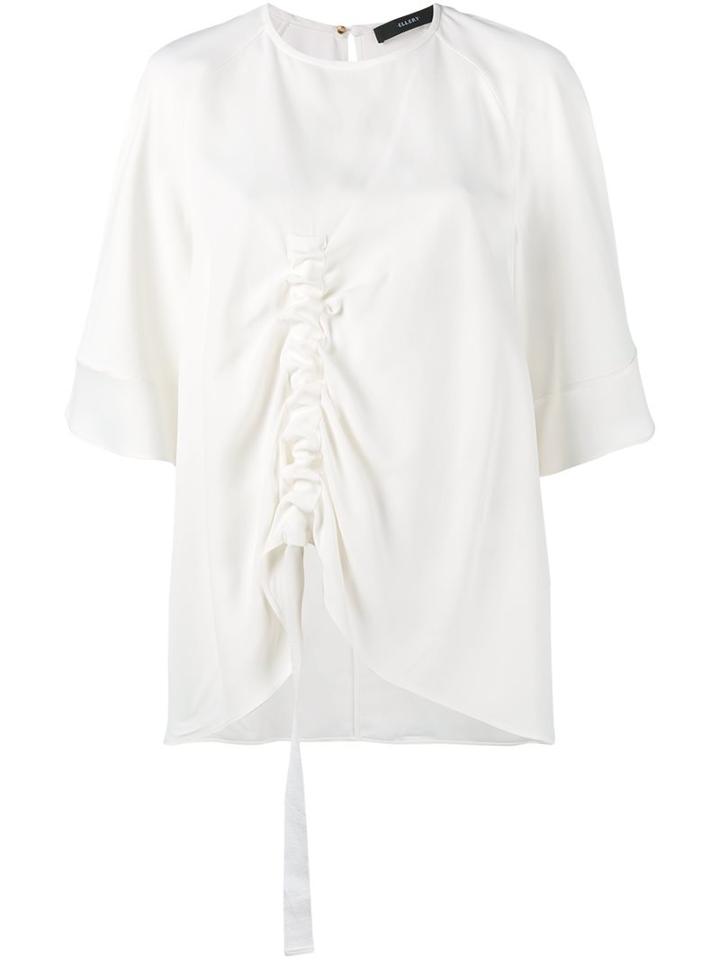 Ellery Boxy Gathered Shirt