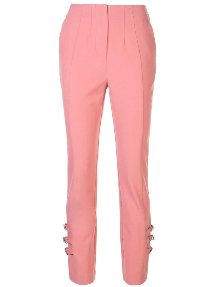 Jonathan Simkhai High-waist Buckle Trousers - Pink