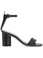 Stuart Weitzman Buckled Kendra Strap Sandals - Black