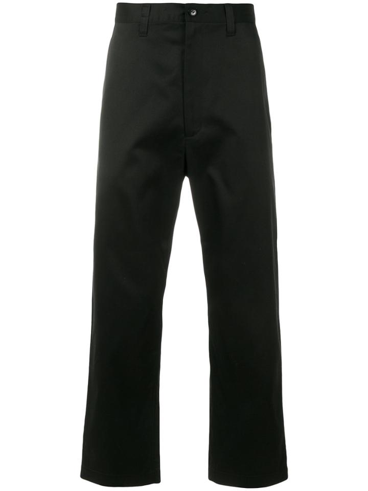 Junya Watanabe Man Classic Cropped Trousers - Black