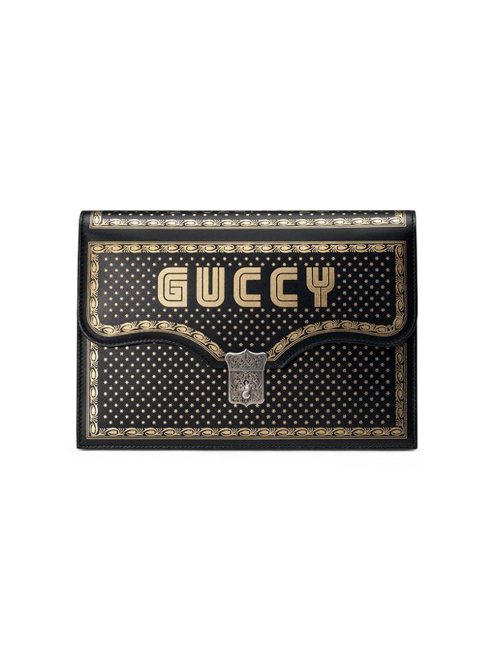 Gucci Pouch Guccy - Black