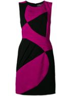 Capucci Contrast Sleeveless Dress - Black
