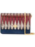 Tory Burch Kira Pieced Shoulder Bag - Blue