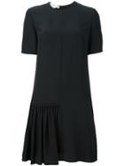 Stella Mccartney Asymmetric Side Skirt Dress, Women's, Size: 42, Black, Silk