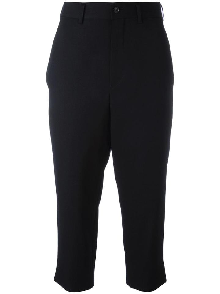 Comme Des Garçons Comme Des Garçons Cropped Trousers - Blue