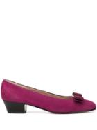 Salvatore Ferragamo Pre-owned Vara Bow Pumps - Purple