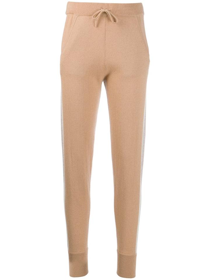 N.peal Striped Track Pants - Neutrals