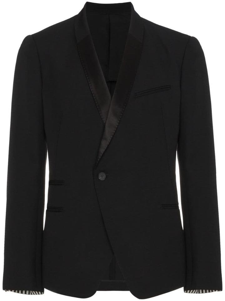 Haider Ackermann Asymmetrical One Button Blazer - Black