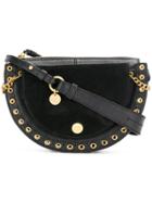 See By Chloé Studded Crescent Shoulder Bag - Black