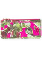Dolce & Gabbana Fig Print Long Cardholder - Pink & Purple