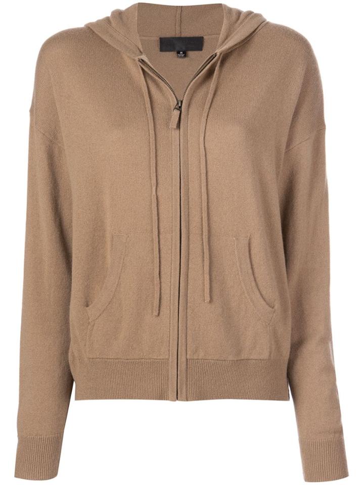 Nili Lotan Full Zip Hoodie - Neutrals