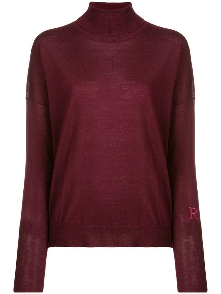 Roseanna Roll Neck Sweater - Red