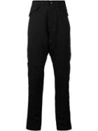 Julius Paneled Peg Leg Pants, Men's, Size: 3, Black, Cotton/rayon