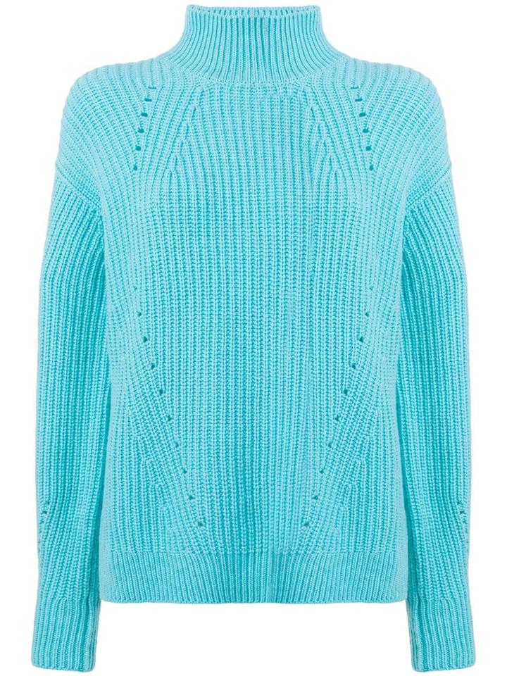 Cruciani Turtleneck Jumper - Blue