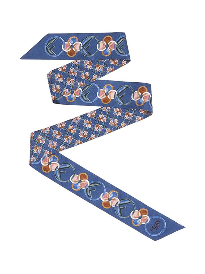Fendi Geometric Print Wrappy - Blue