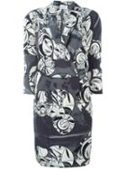 Emilio Pucci Vintage Geometric Print Wrap Dress