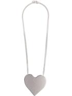 Mm6 Maison Margiela Heartbreak Double Necklace - Silver