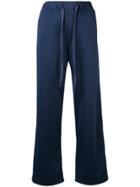 À La Garçonne Side Stripe Track Trousers - Blue