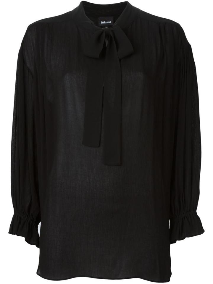 Just Cavalli Bow Tie Blouse