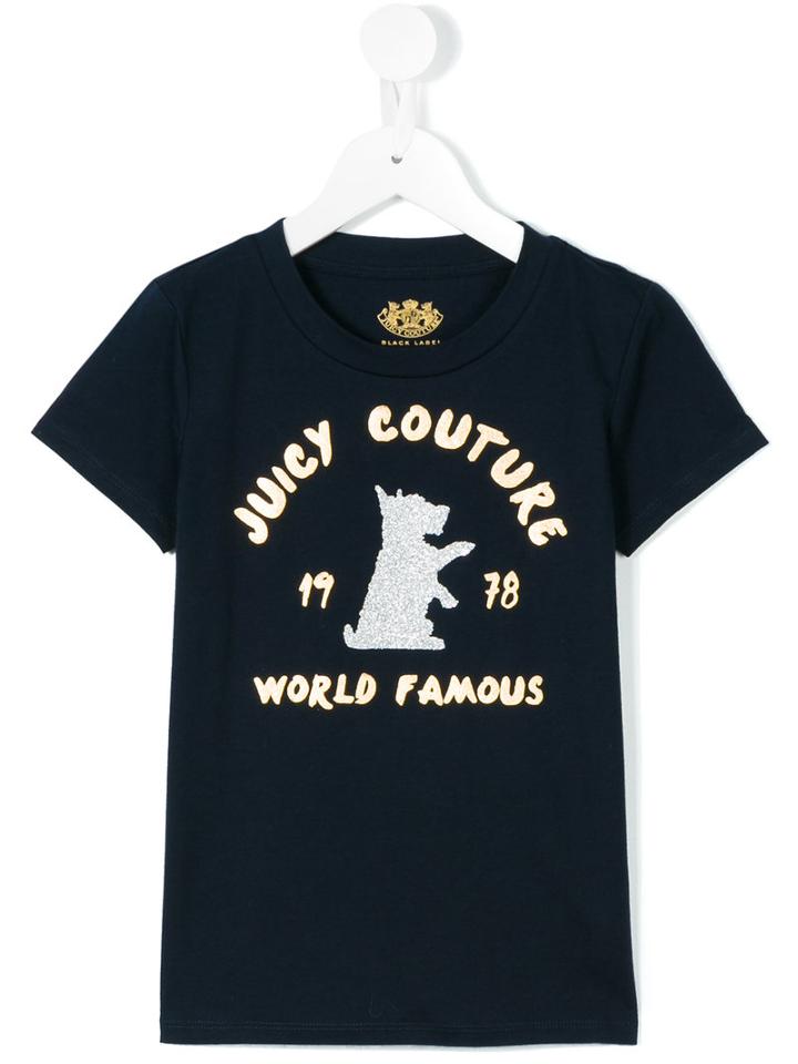 Juicy Couture Kids - Logo-print T-shirt - Kids - Cotton - 10 Yrs, Blue