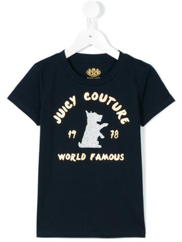 Juicy Couture Kids - Logo-print T-shirt - Kids - Cotton - 10 Yrs, Blue