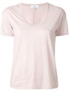 Ag Jeans Short-sleeve Fitted T-shirt - Pink