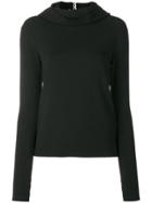 Paco Rabanne Turtleneck Fine Knit Sweater - Black