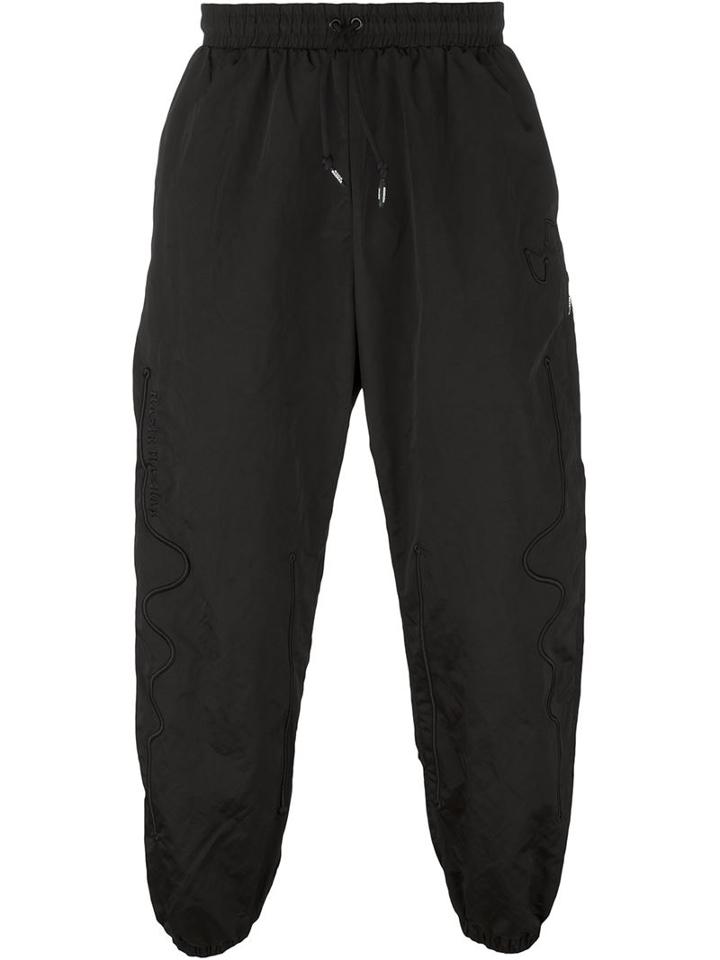 Nasir Mazhar 'embroidered Technic' Cuffed Tapered Trousers