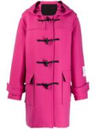 Msgm Hooded Duffle Coat - Pink