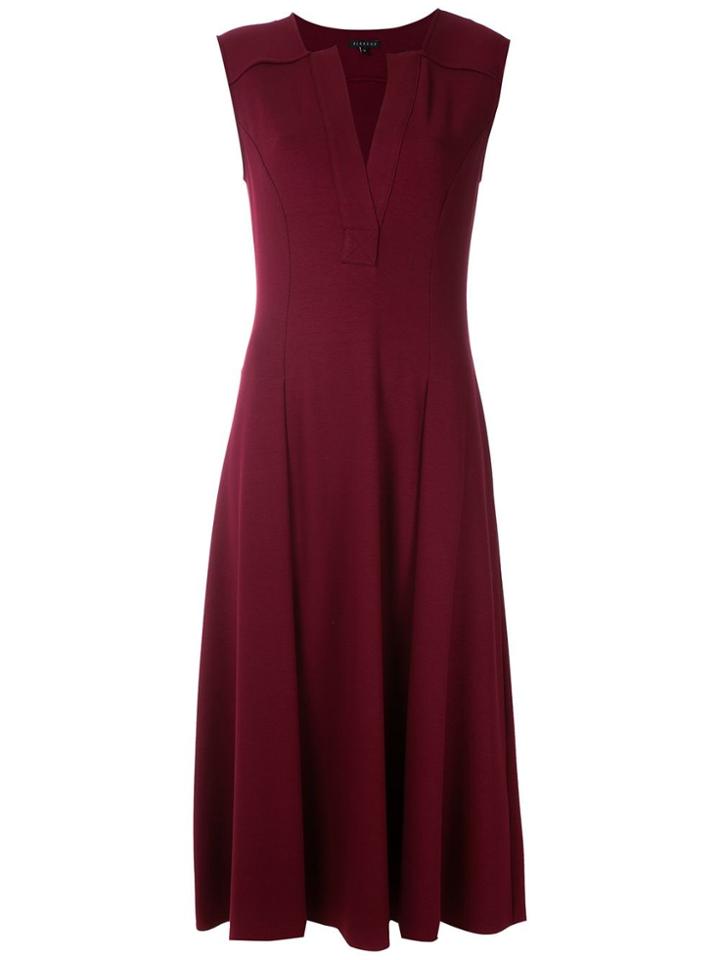 Alcaçuz Marcia Fitted Waist Dress - Red