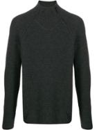 Transit Zip Neck Jumper - Grey