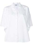 Marios Boxy V-neck Shirt - White