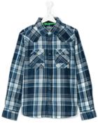 Vingino - Teen Checkered Shirt - Kids - Cotton - 16 Yrs, Blue